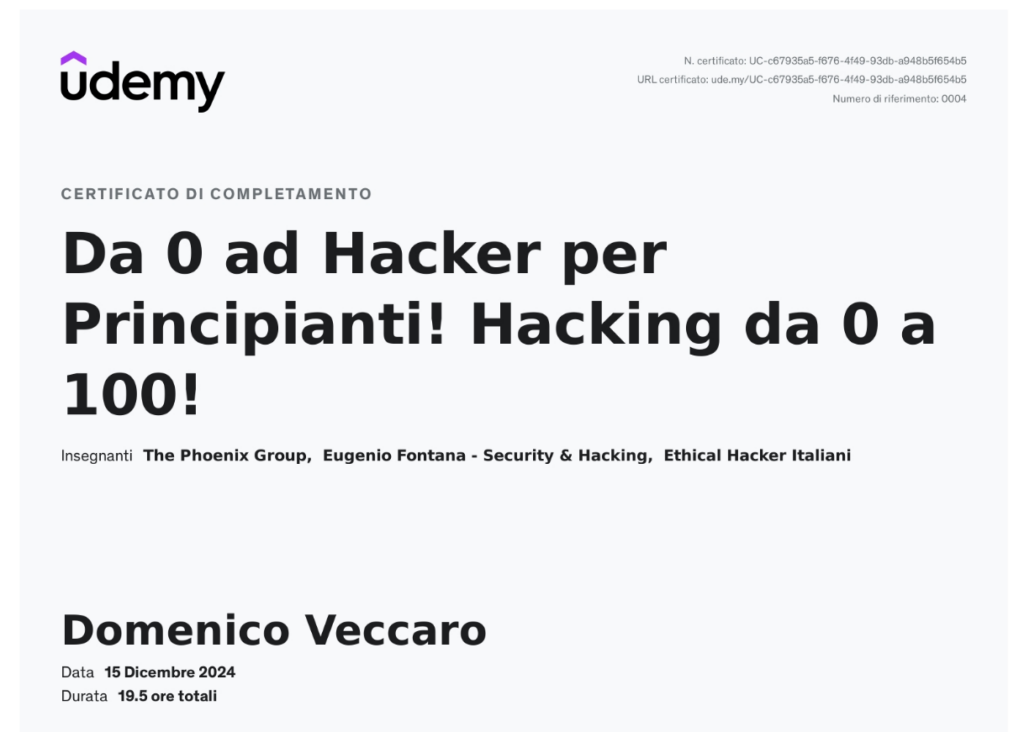 udemy hac in